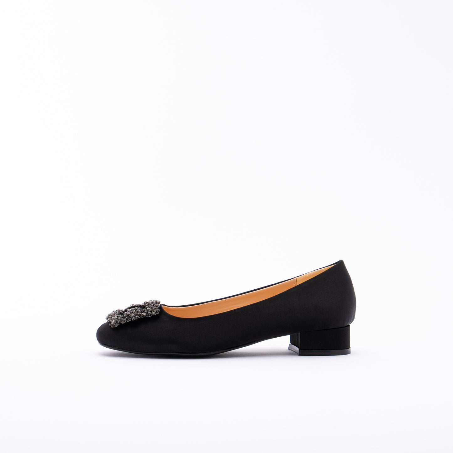 ELAYZA Classic Block Pumps - Midnight Black