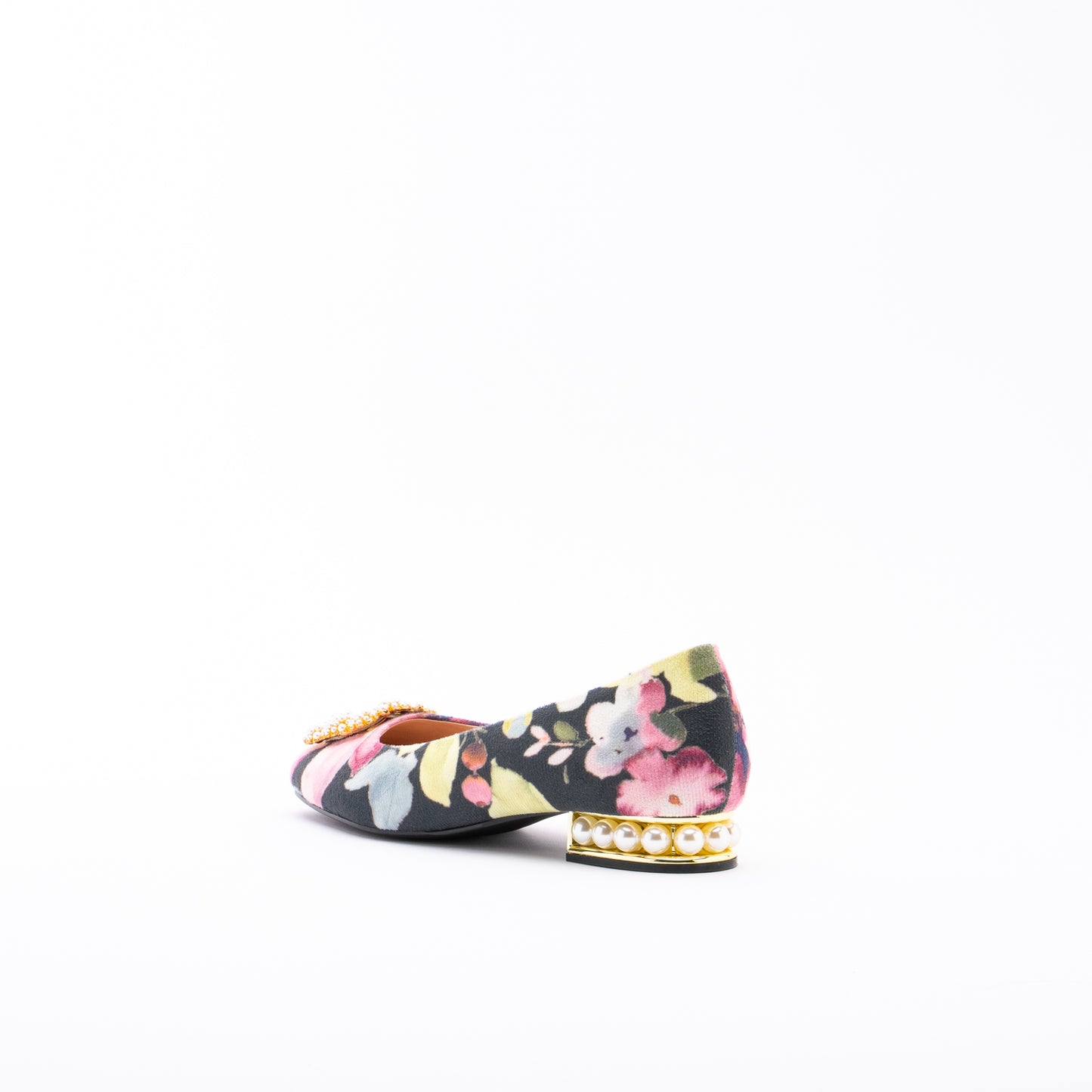 ELAYZA Print Block Pumps - Velvet