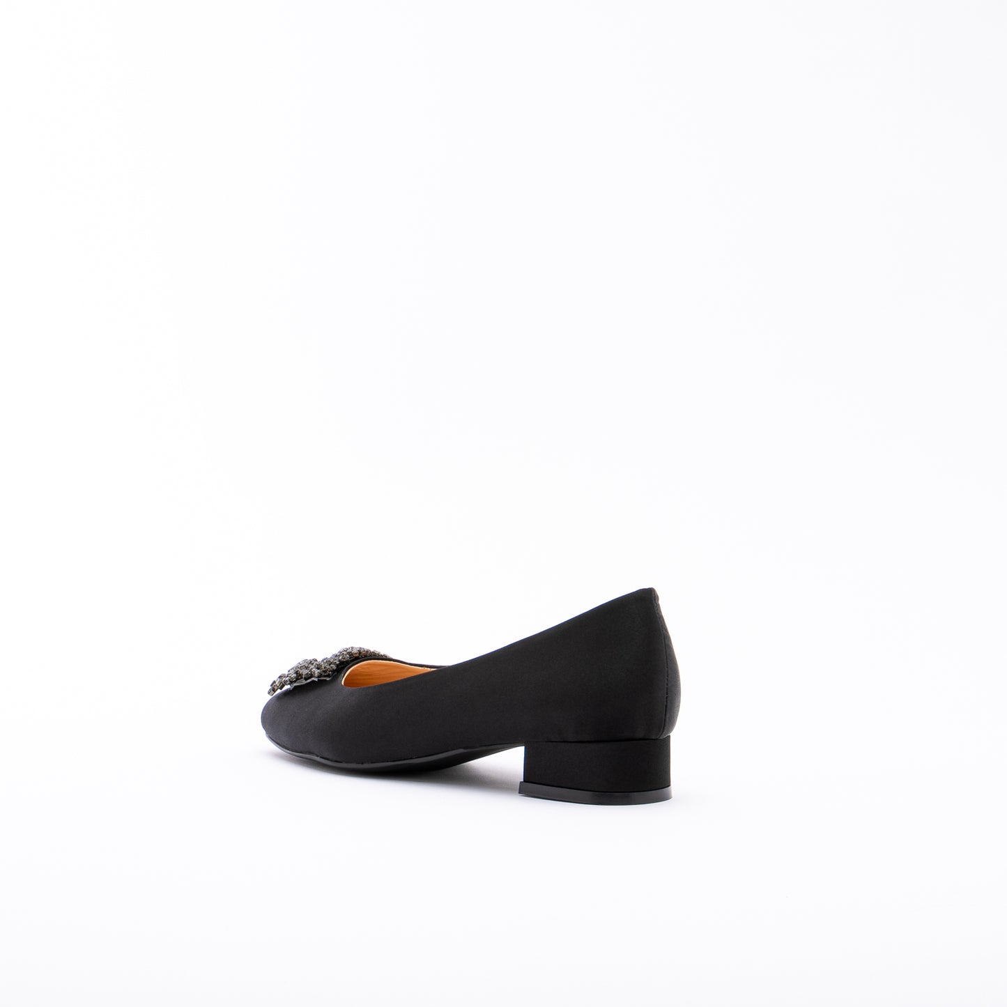 ELAYZA Classic Block Pumps - Midnight Black