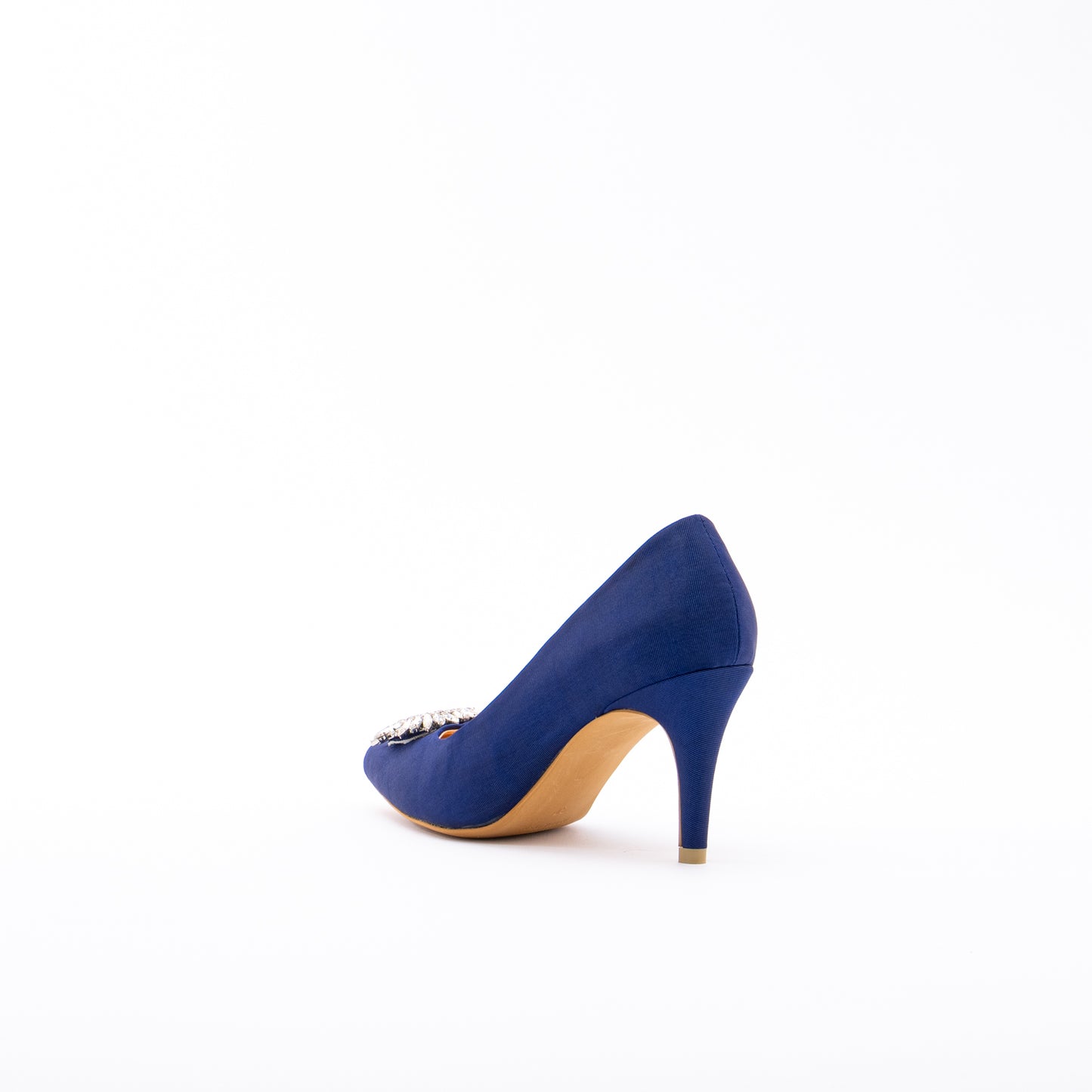 LARA Grosgrain Heels - Navy