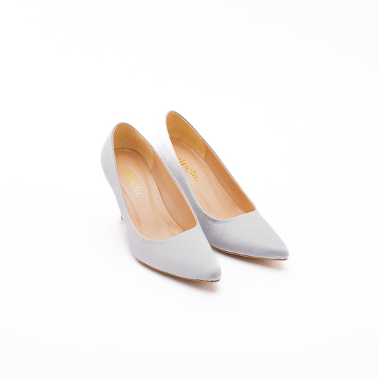LARA Classic Heels - Dove Silver