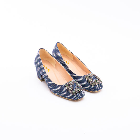 ELAYZA Print Block Pumps - Betty Boop