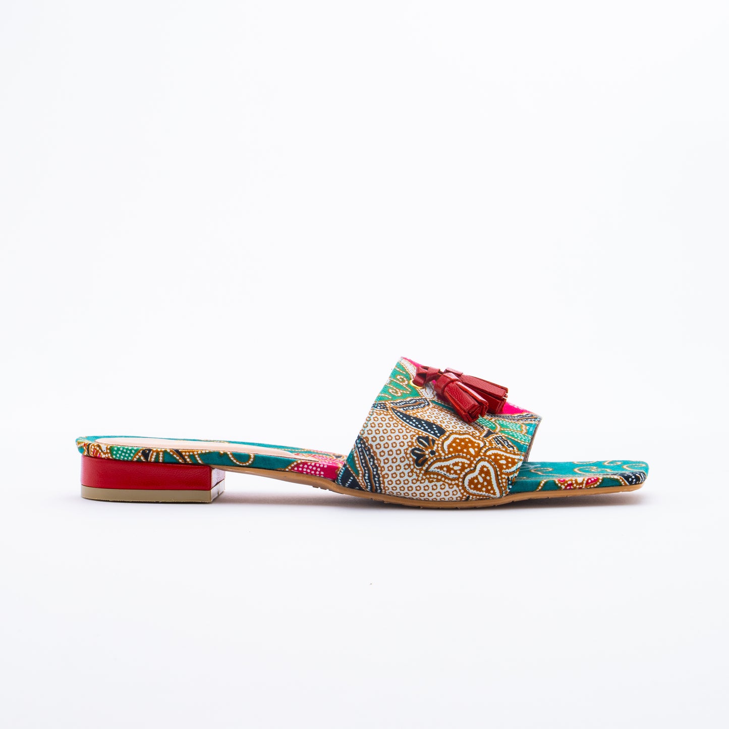 BATIK Tassel Mules - Suria