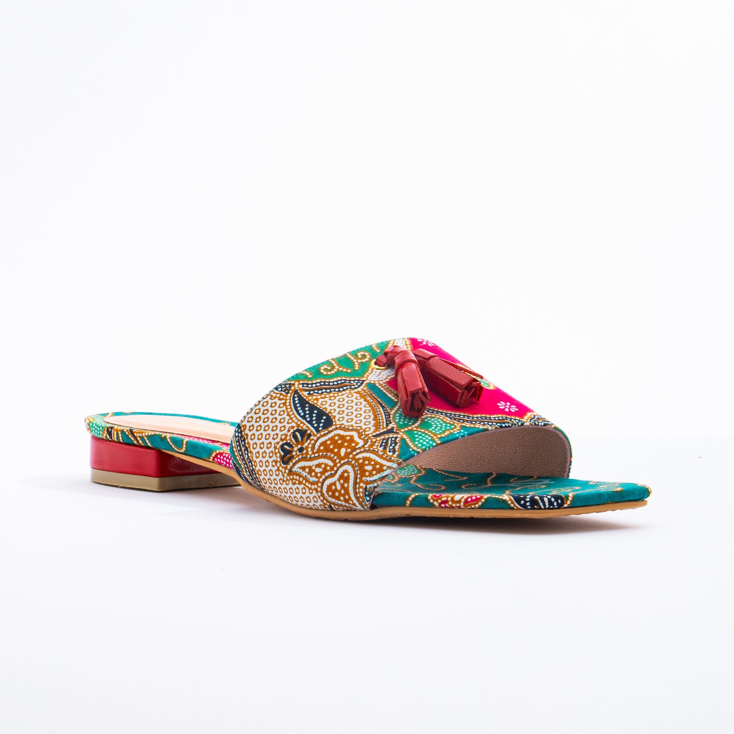 BATIK Tassel Mules - Suria