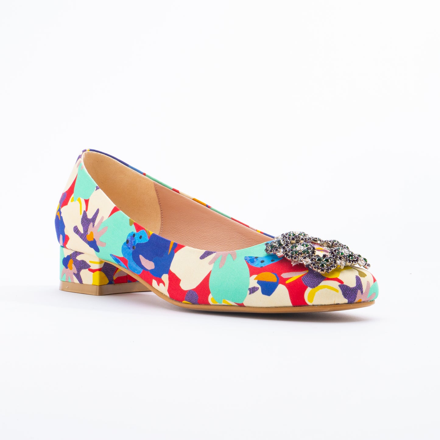 ELAYZA Print Block Pumps - Flower Bomb