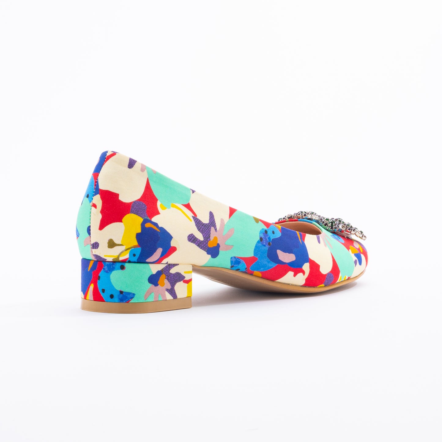ELAYZA Print Block Pumps - Flower Bomb