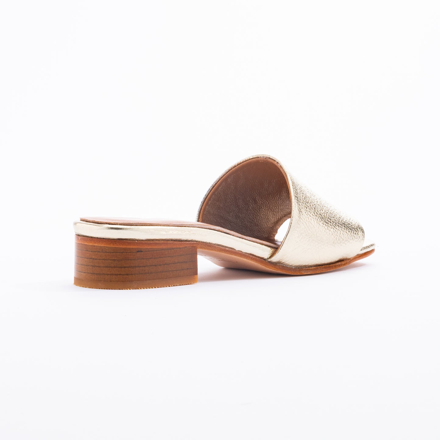TIA Slip On Mules - Gold