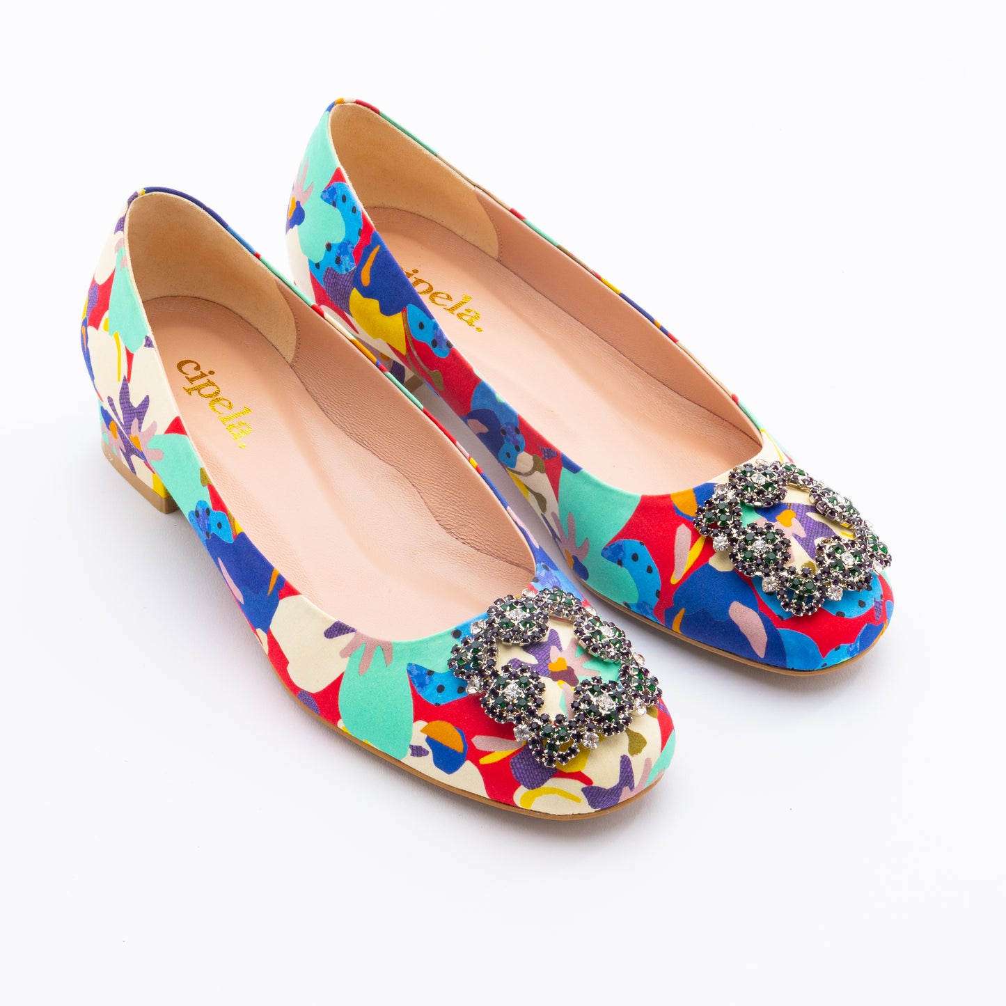 ELAYZA Print Block Pumps - Flower Bomb