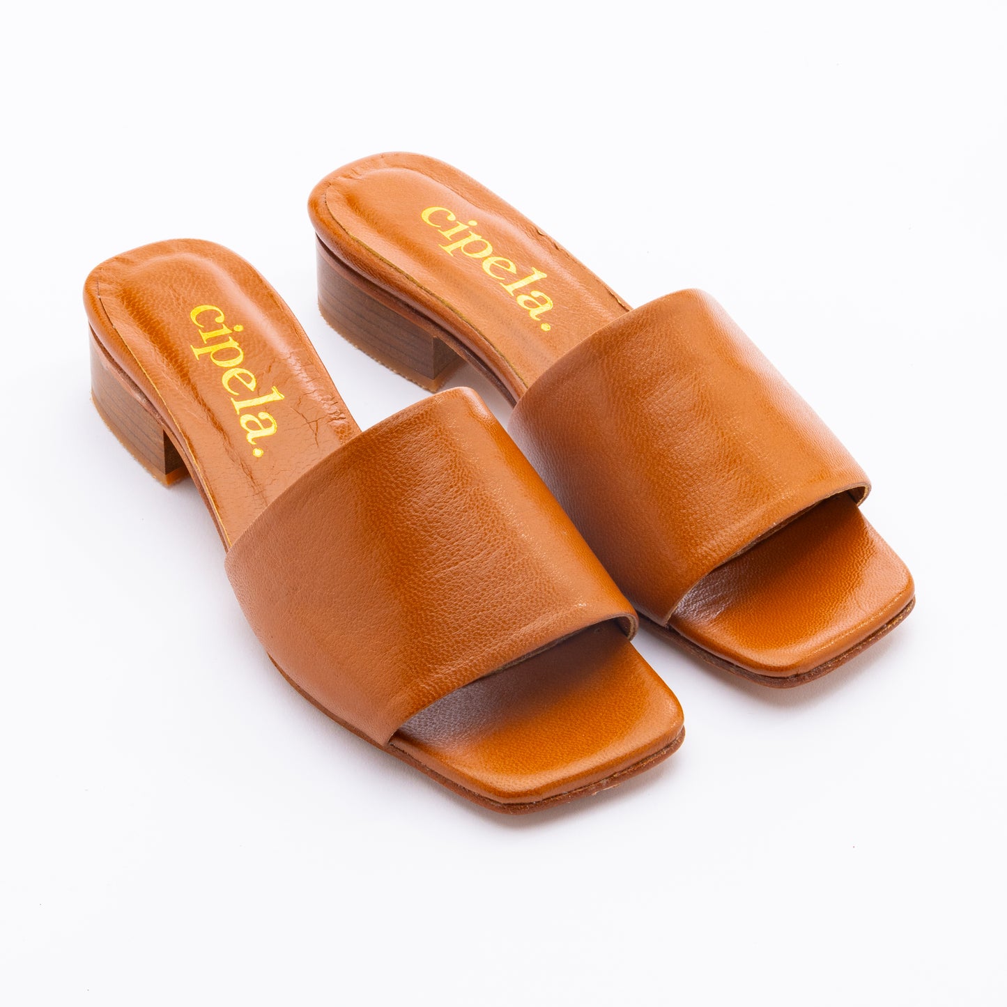 TIA Slip On Mules - Brown