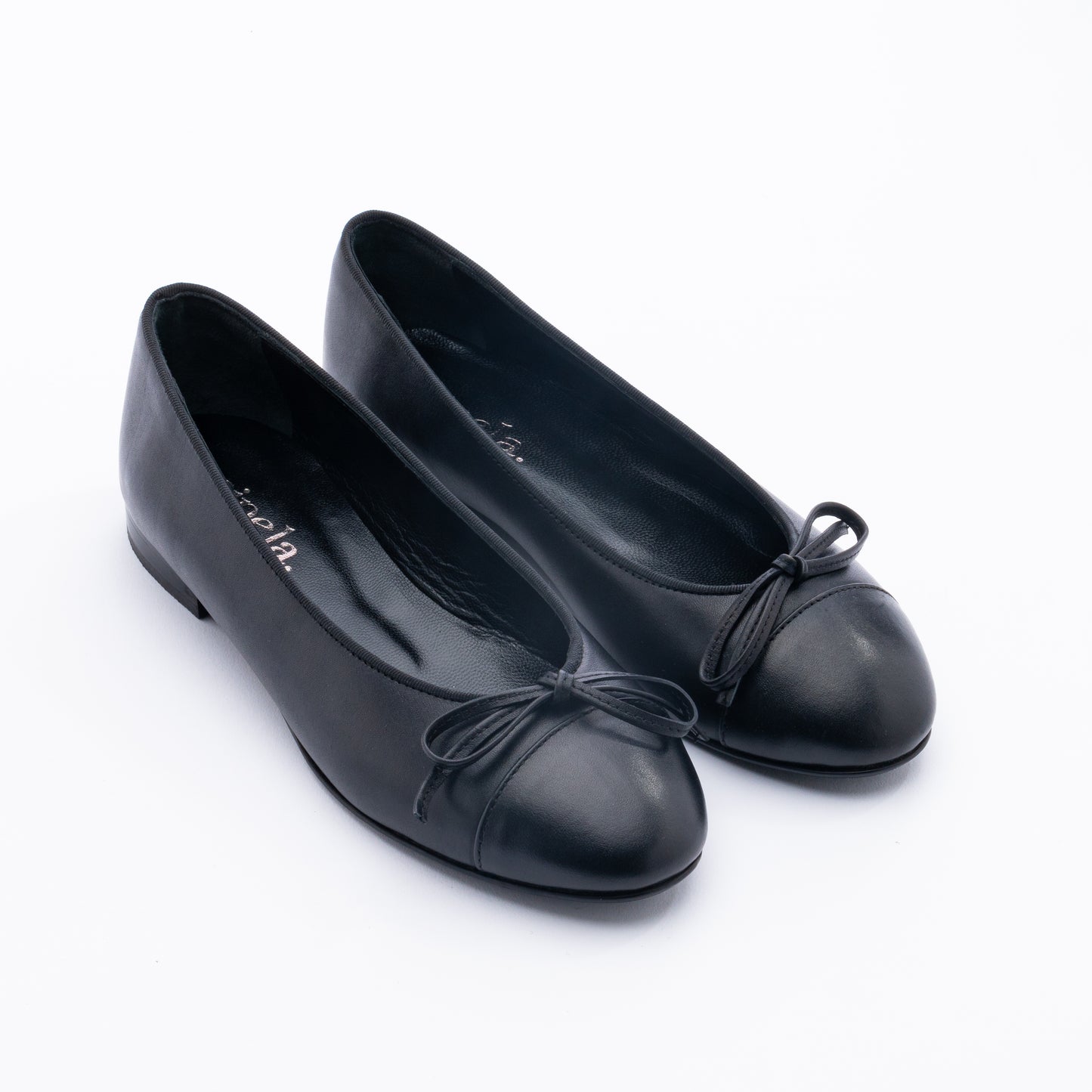 BALLERINA Bow Flats - Black