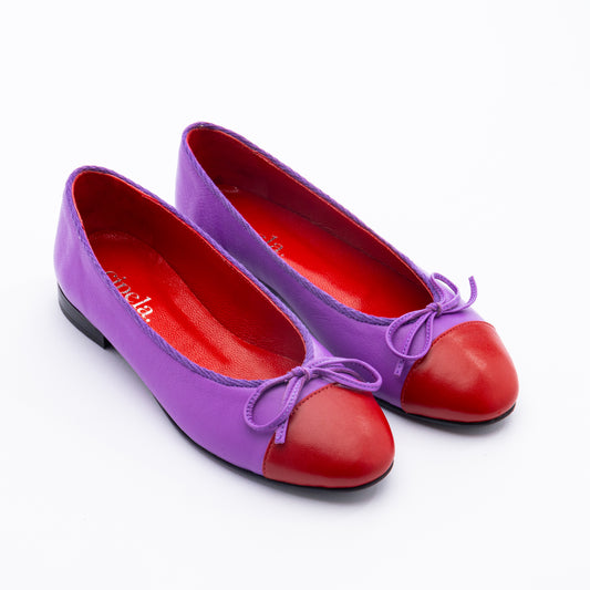BALLERINA Bow Flats - Violet