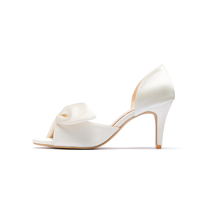 CHLOE Bow Peep-Toe Heels