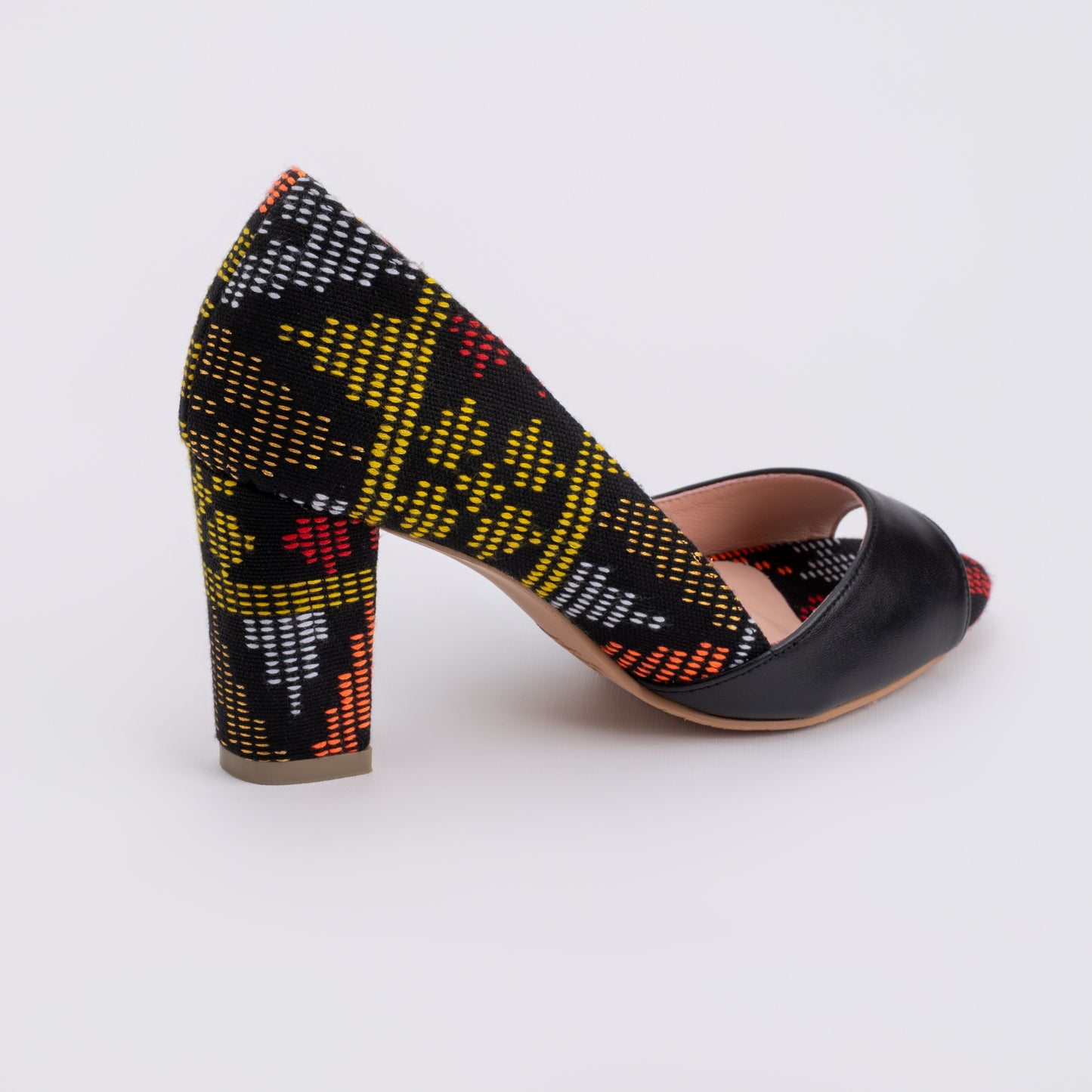 HUMI Dastar Peep-toe Heels