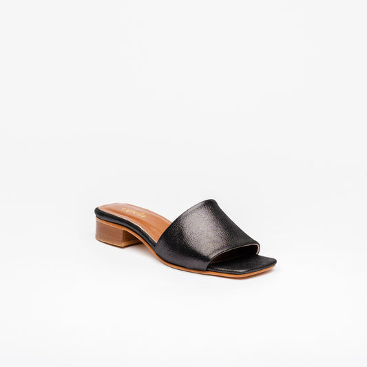 TIA Slip On Mule - Black