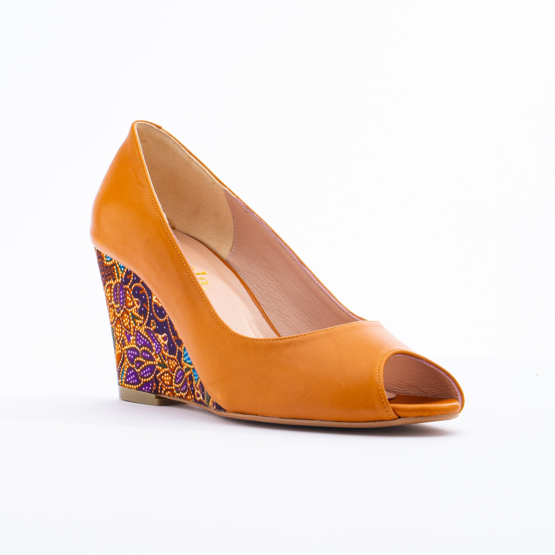 BATIK Peep Wedges Seri – CIPELA MANSION - Main Image