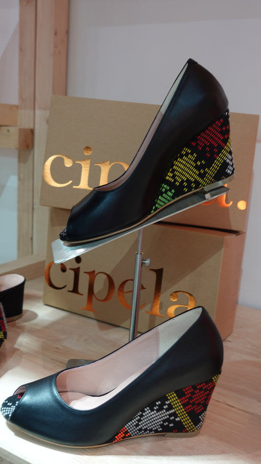 BIBI Leather Heritage Wedges