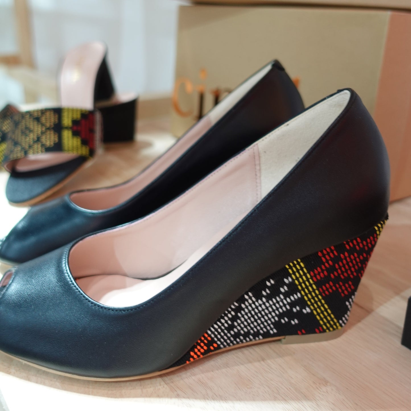 BIBI Leather Heritage Wedges