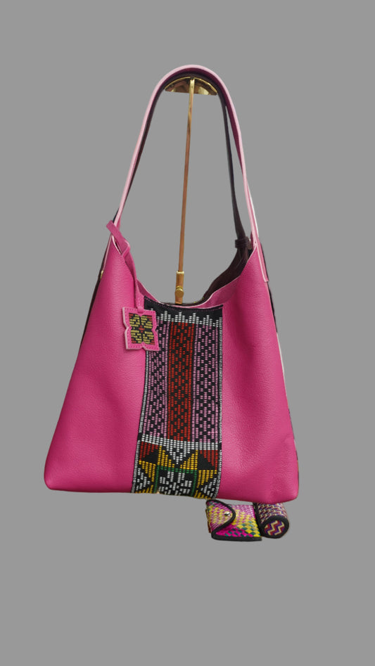 PANDIAN Soft Leather Tote Bag