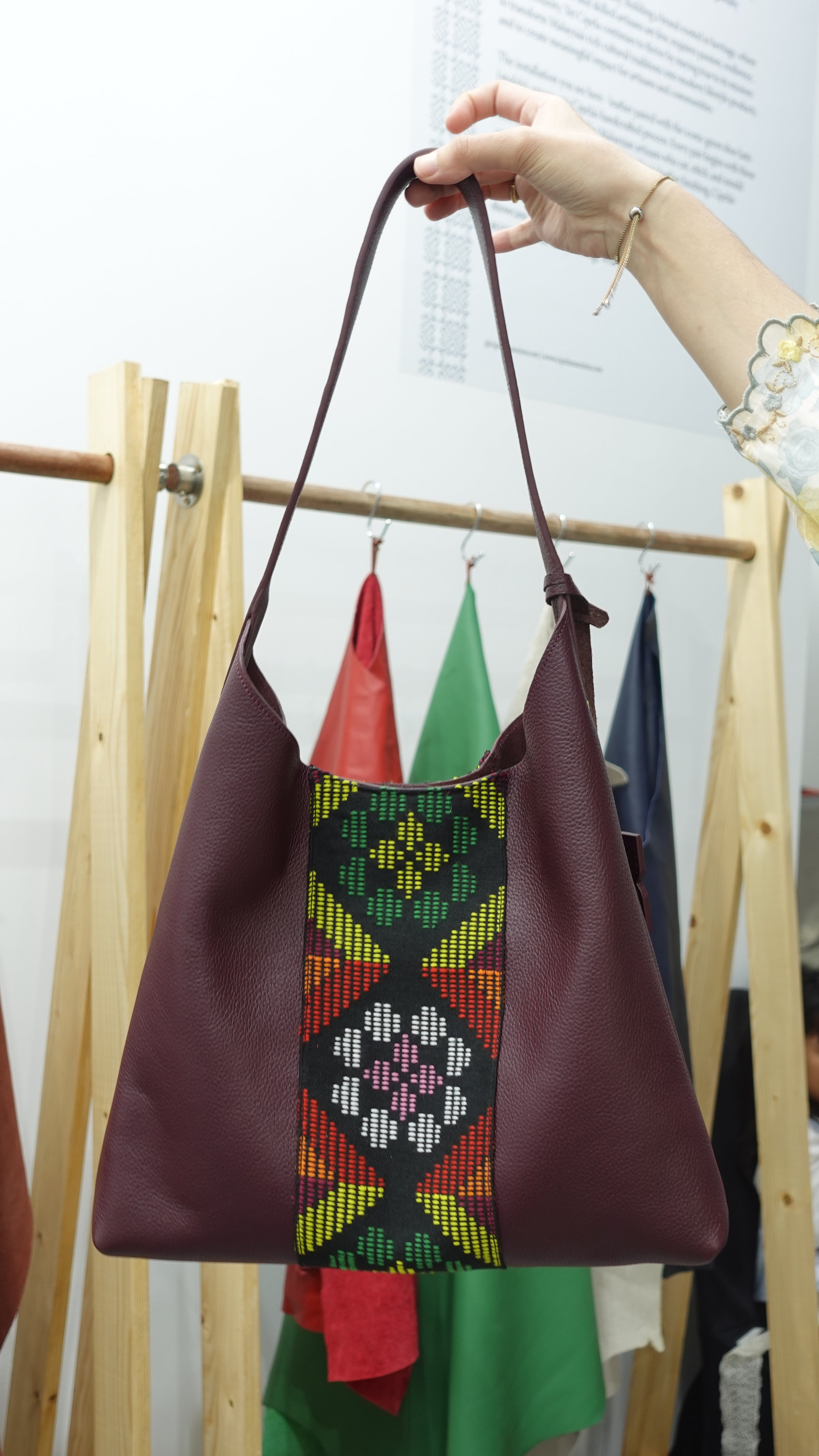 PANDIAN Soft Leather Tote Bag