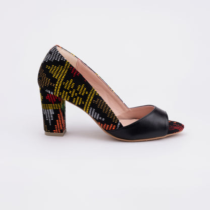 HUMI Dastar Peep-toe Heels