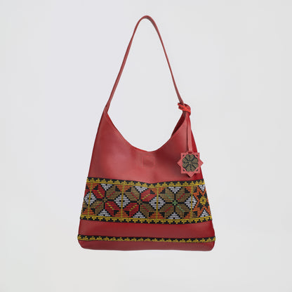 PANDIAN Soft Leather Tote Bag