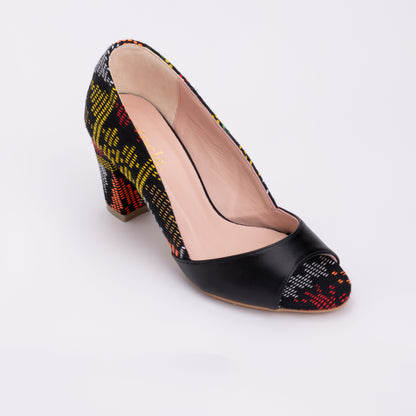 HUMI Dastar Peep-toe Heels