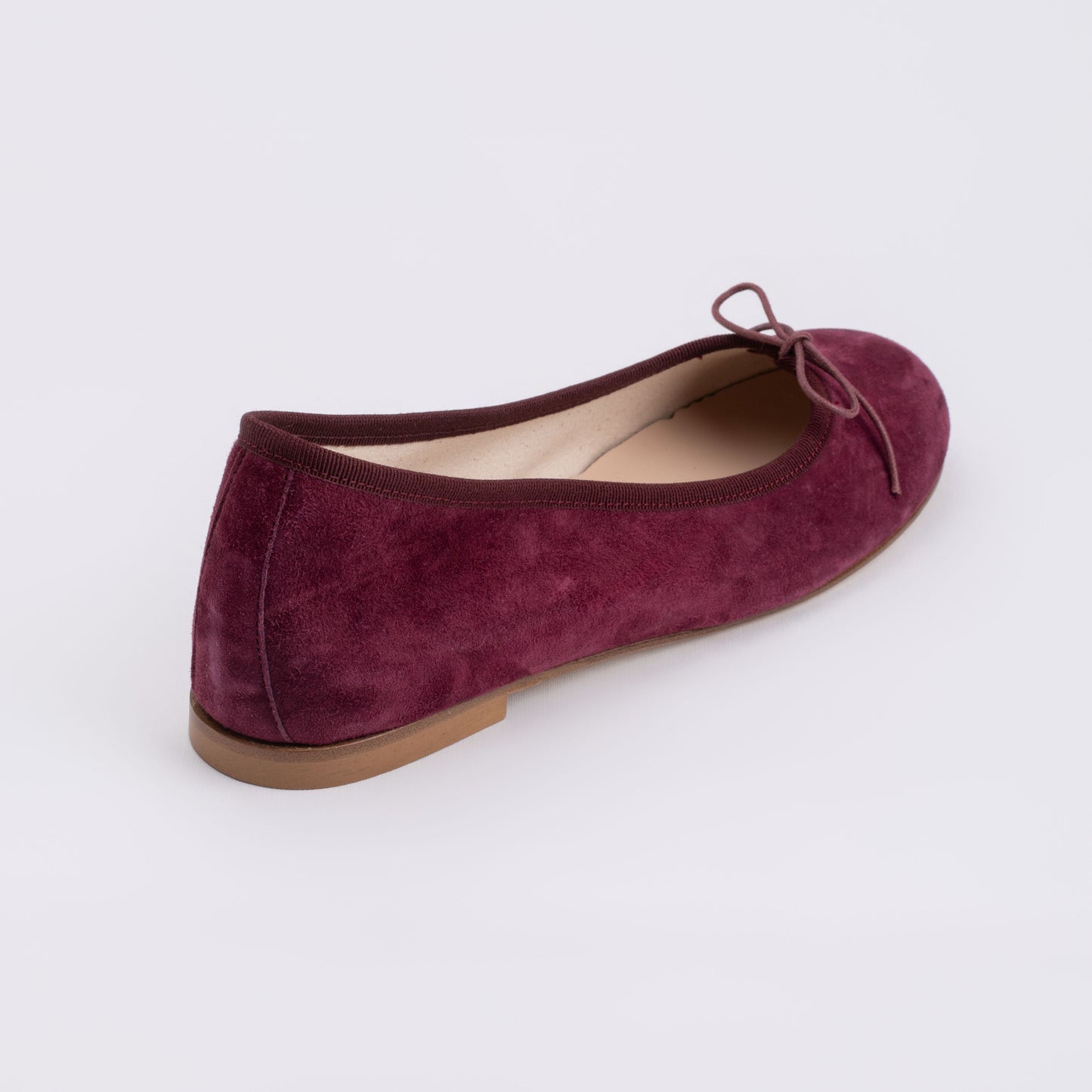 BALLERINA IN CRIMSON SUEDE
