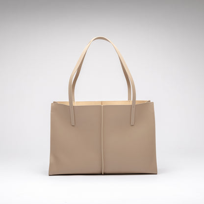 VERONICA TOTE IN ALMOND
