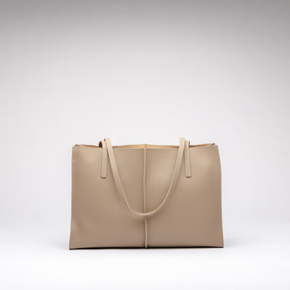 VERONICA TOTE IN ALMOND