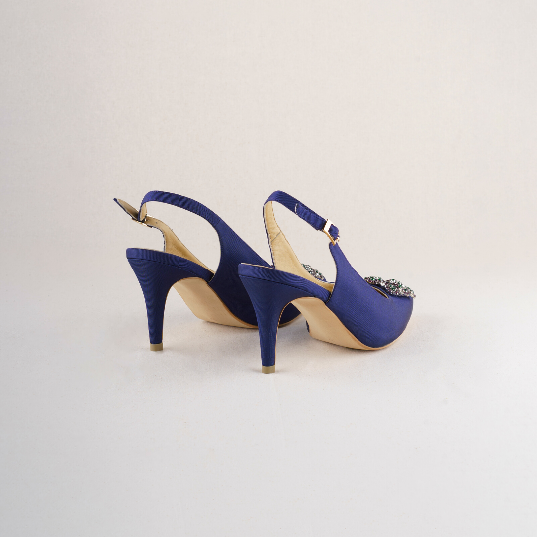 LARA NAVY GROSSGRAIN