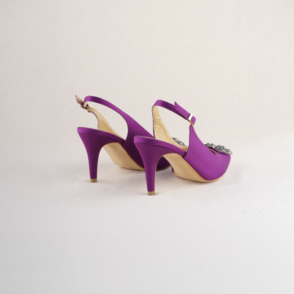 LARA PURPLE GROSSGRAIN