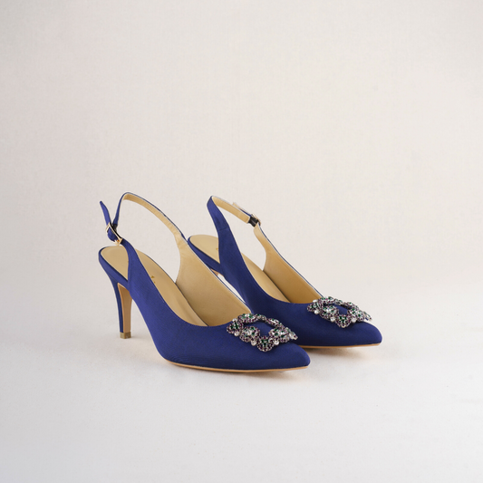 LARA NAVY GROSSGRAIN